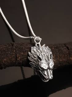 Roadster Silver Plated Alloy Necklace