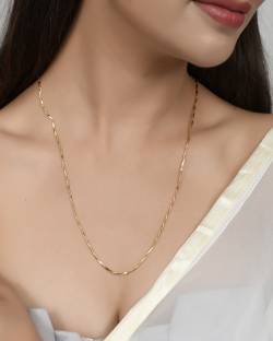 REVERSEA Party Wear 22 inches Long Neckchain Gold-plated Plated Brass Chain Gold-plated Plated Brass Chain