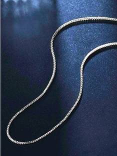 Roadster Classic Silver Plated Stainless Steel Chain