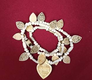 kanha traders 100% original tulsi badi mahamantra kanthi Wood Chain