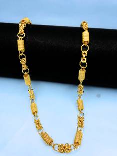 desai LONG SIZE 20 INCH CHAIN Gold-plated Plated Brass Chain