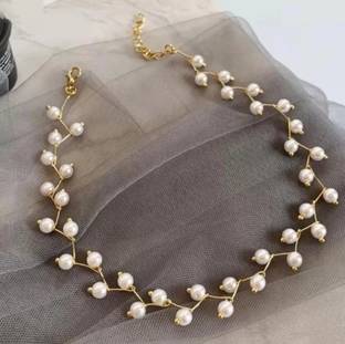 Sterling Silver Plated Alloy Choker