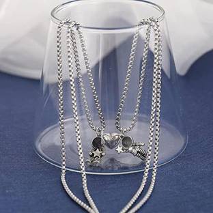 ringzinnie Silver Plated Alloy Necklace