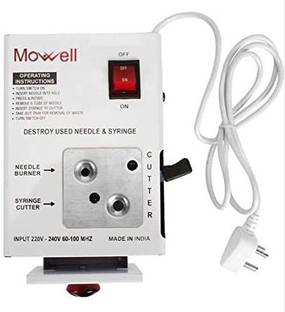 MOWELL Electric Needle Syringe Destroyer (Metal Body) Needle Burner