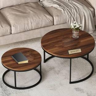 SIYA ART Coffee Table for Living Room Engineered Wood Nesting Table