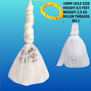 YASHNET CASTNET 8.5 FEET HEIGHT 2.5KG WT HOLE 18MM HAND THROWN CAST BAIT MESH NET FOR Fishing Net