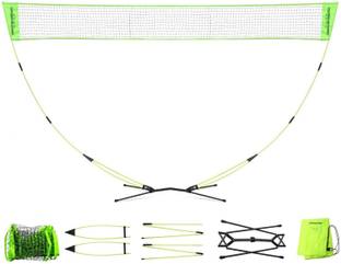 Hacer Badminton Net Set Portable Adjustable Outdoor with Foldable Stand Pole 3 Meter Badminton Net