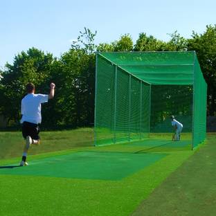 I2SERVICES Premium cricket net 10x10ft Nylon Net -115 Cricket Net