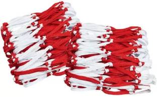 Dinetic Football Net 12 Ball Net ( Red & White, ) Football Net