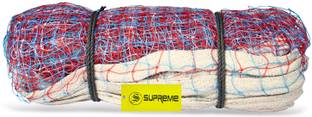 Supreme Ball Badminton Net Triadic Color Match/Practice Qlty. (Pack Of 1) Badminton Net