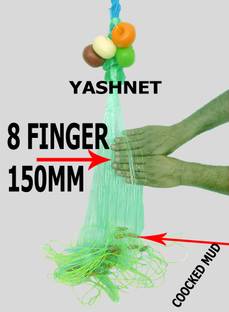 YASHNET GILLNET 8 FINGER 032/135MM 50 FEET LENGTH Fishing Net