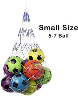 HeadTurners Football Carry Net (5 to 7 Balls)| Nylon Mesh Ball Carry Net Bag for Football Football Net