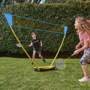 Hacer Badminton Net Set Adjustable Outdoor with Foldable Stand Pole (3 Meter) Badminton Net