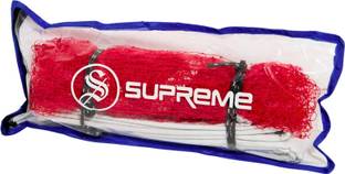 Supreme Badminton Net Nylon For Regular Play 4 Side Tape(Pack Of 1) Badminton Net