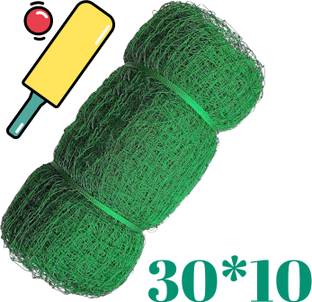 I2SERVICES Heavy-Duty Nylon Cricket Net – Ideal for Practice & Boundaries (30*10 Ft) Cricket Net