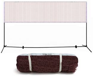 Jager-Smith Stork Nylon Badminton Net for Outdoor, Indoor Badminton Sports (Made in India) Badminton Net
