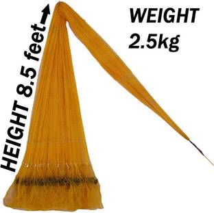 PURKAIT FISHNET CAST FISHING NET 16mm, NYLON THREAD, IRON SINKER, 0H 8.5F,W 2.5k,R 33F Fishing Net