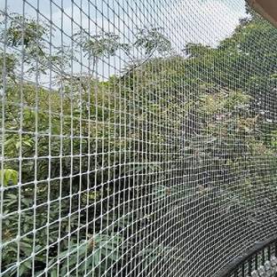 E C Creation AntiBird Net / Net 10 Ft. x 6 Ft.(60 SQ.Ft.)Nylon Net For Balcony/ Camping Net