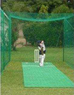 VSsports Sports Nets Cricket Batting Practice Net Sports Green Colour (60*10 Feet) Cricket Net