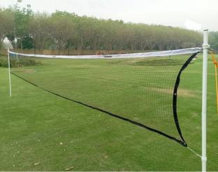 FunBadmenton Outdoor Portable Badminton Net with Stand, Badminton Net with Stand Poles Badminton Net