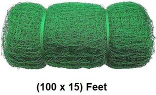 VASUENT ERPRISESIN Nylon 100x15 Feet Ground Boundary And Practice Cricket Net WITH INTER LOCK Cricket Net