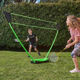 Hacer Badminton Net Set Portable Outdoor with Foldable Stand Pole (5M) Badminton Net
