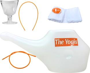 The Yogis Plastic White Neti Pot