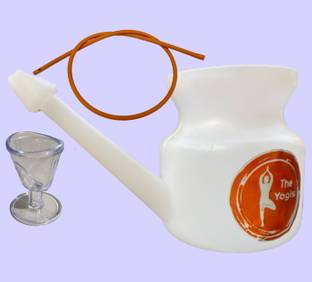 The Yogis Plastic White Neti Pot