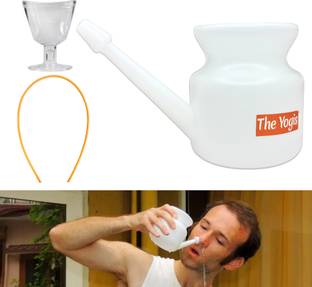 The Yogis Plastic White Neti Pot