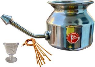 The Yogis Stainless Steel Steel Neti Pot