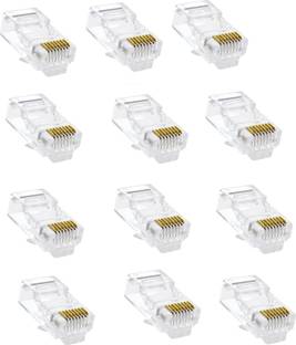 TOOLBUX RJ45 Plug Connector CAT5 Network LAN Crimp 10 PC Network Interface Card