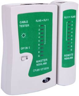 Cpixen Multi-Functional LED Network Cable Tester LAN Tester for RJ11, RJ12 and RJ45 Network Interface Card