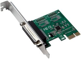 ATEVON PCI Express Parallel Card for Printer Network Interface Card
