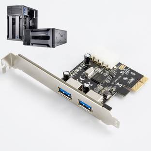 RuhZa NA 0 GB Desktop NA IDE Internal Hard Disk Drive (HDD) (PCI Express Card 2 Port USB 3.0 with 5V 4-Pin Power Connector up to 5 Gbps Speed)