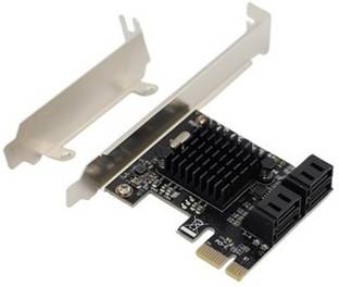 MILLENNIUM TECHNOLOGY Pci Express 4 Port Sata Expansion Card Network Interface Card