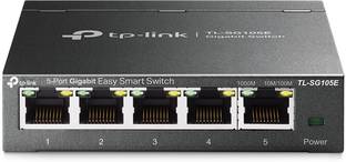 TP-Link TL-SG105E 5-Port Gigabit Easy Smart 5 Ports 1000 Mbps Network Switch