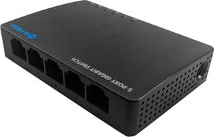 HI-FOCUS 5 Port Gigabit Desktop Switch /10/100/1000 Mbps / Ethernet Switch|Network Switch 5 Ports 1000 Mbps Unmanaged Network Switch