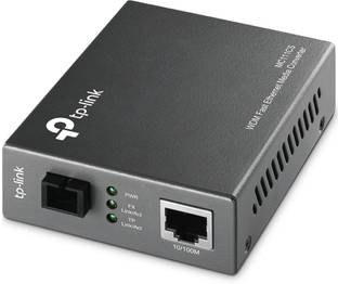 TP-Link MC111CS 10/100Mbps WDM Single-Mode Media Converter 1 Ports 100 Mbps Unmanaged Network Switch