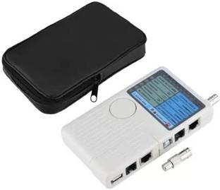 SCALEBEE 4 In 1 Network Cable Rj45/Rj11/Usb/Bnc Lan Cable Cat6 Wire Network Cable Tester 6 Ports 100 Mbps Network Switch