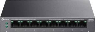TP-Link LS108GP Gigabit Desktop Hub PoE+ up to 16 Gbps switching capacity 8 Ports 1000 Mbps Network Switch