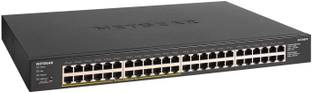 NETGEAR GS348PP - 48-Port Gigabit Ethernet Unmanaged PoE+ Switch with 24-Ports PoE+ 48 Ports 100 Mbps Unmanaged Network Switch