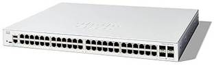 CISCO Catalyst 1300-48t-4g Managed Switch, 48 Port Ge, 4x1ge Sfp, (C1300-48t-4g) 48 Ports 1000 Mbps Smart Network Switch