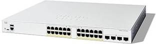 CISCO Catalyst 1300-24fp-4x Managed Switch, 24 Port Ge, Full Poe(C1300-24fp-4x) 24 Ports 1000 Mbps Smart Network Switch