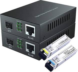 RAMEX Fast Ethernet to SFP Media Converter Gigabit with 1.25Gb/s SFP 20KM 1 Ports 1000 Mbps Smart Network Switch