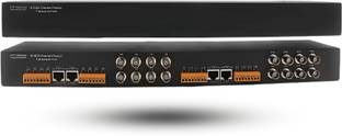 Octec 16-Channel Video Transmitter Coaxial to RJ45 Anti-Interference For AHD/CVI/TVI 4 Ports 100 Mbps Fully Managed Network Switch