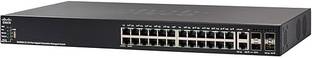 CISCO Sg550x-24 Stackable Managed Switch,24 Gigabit Ethernet Ports (Sg550x-24-K9-In) 24 Ports 1000 Mbps Network Switch