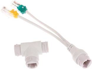VS Mart POE OE Splitter/Multiplexer 2-in-1 cat6 ,rj45 cctv 2 Ports 100 Mbps Smart Network Switch
