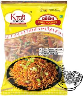 Krutifoods Deshi Fried Instant Noodles, No Preservatives, 100% Natural-1kg Instant Noodles Vegetarian