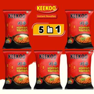 keekoo Korean Ramen Authentic Korean Flavoured Noodles Instant Noodles Vegetarian