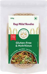 SENSEFUL Ragi Millet Noodles - Zero Maida, Gluten-Free, Nutritious & Preservative Free Hakka Noodles Vegetarian